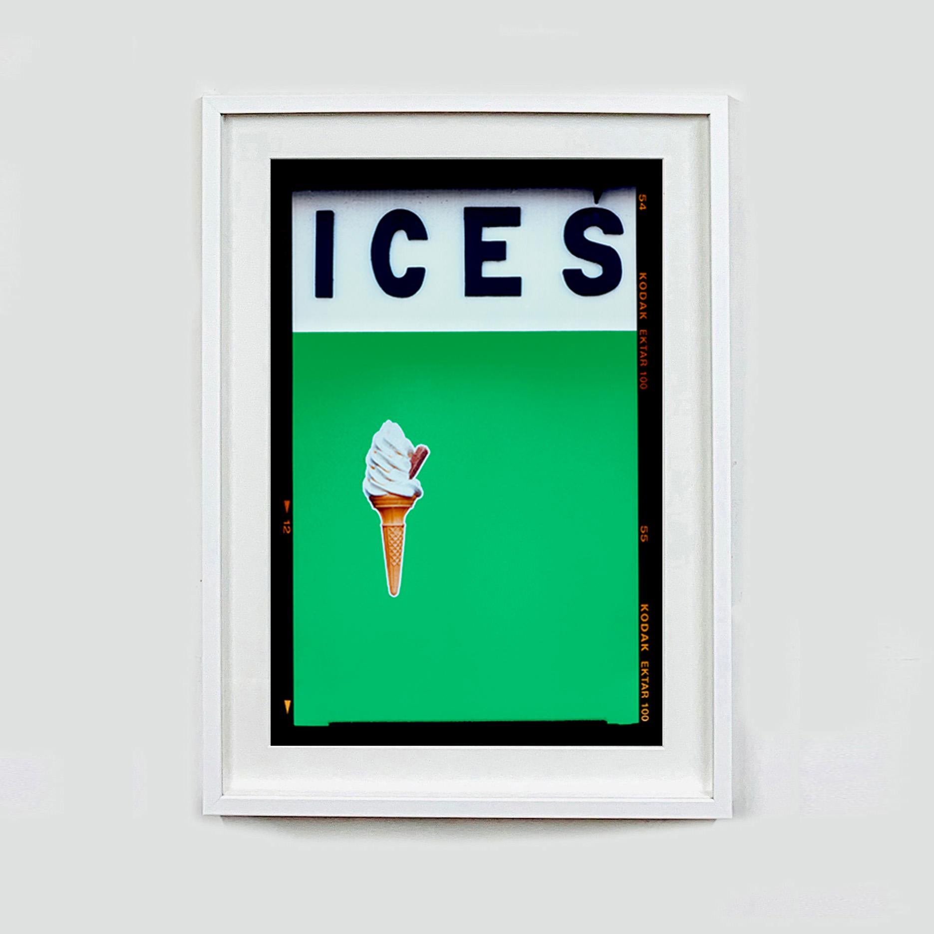 Ices (Green), Bexhill-on-Sea - British seaside color photography - Contemporary Print by Richard Heeps