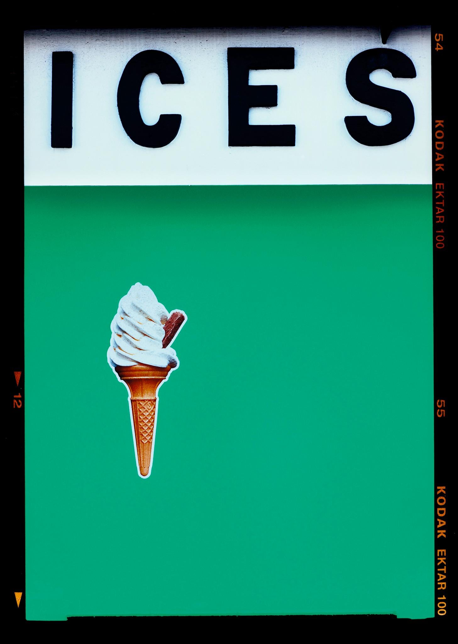ICES Green, Pink, Blue, Yellow - Four Framed Artworks Pop Art Color Photography For Sale 2