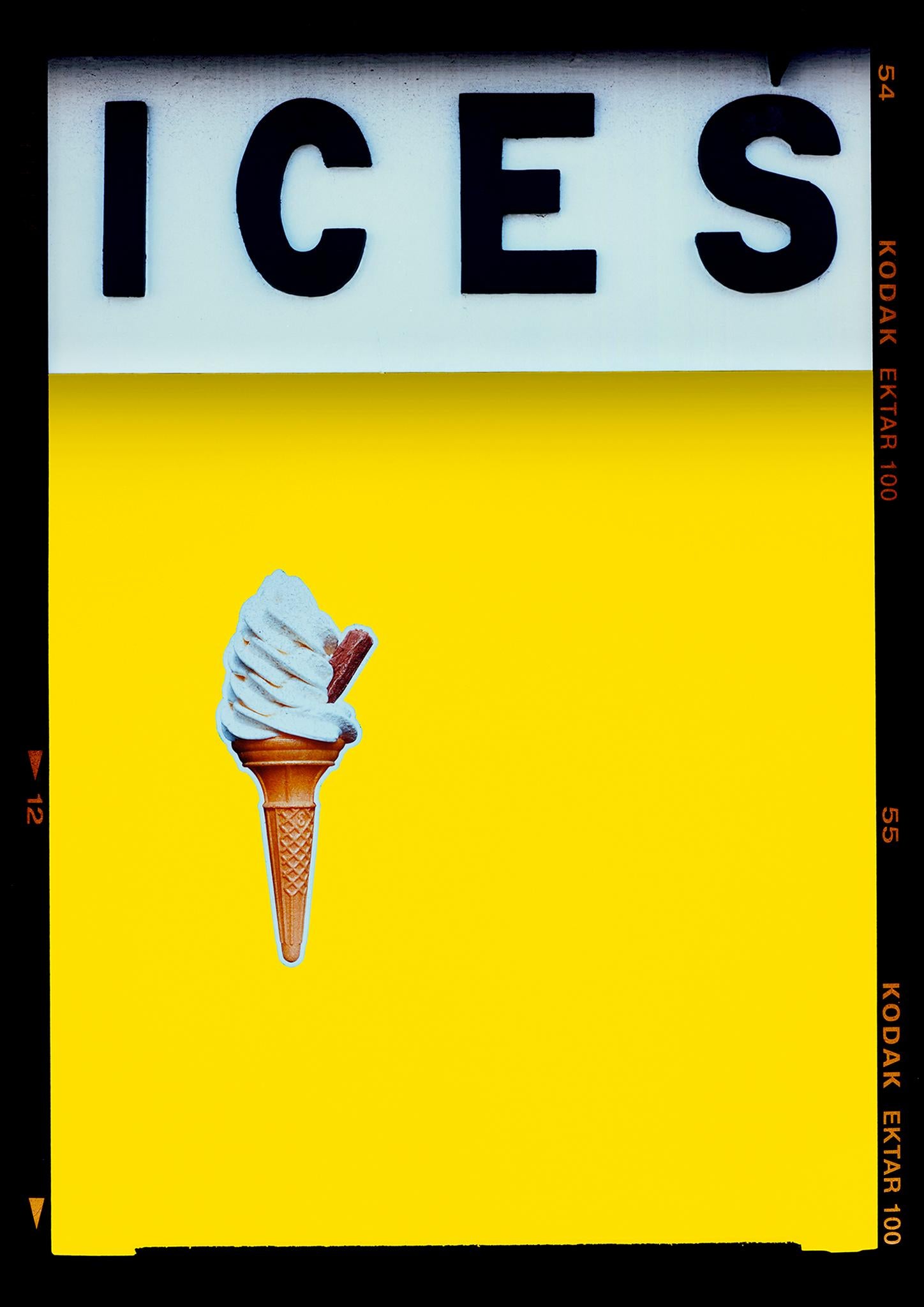 ICES Green, Pink, Blue, Yellow - Four Framed Artworks Pop Art Color Photography For Sale 4