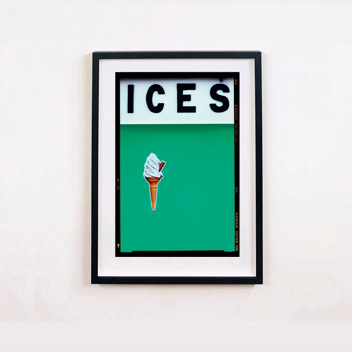ICES Green, Pink, Blue, Yellow - Four Framed Artworks Pop Art Color Photography For Sale 6