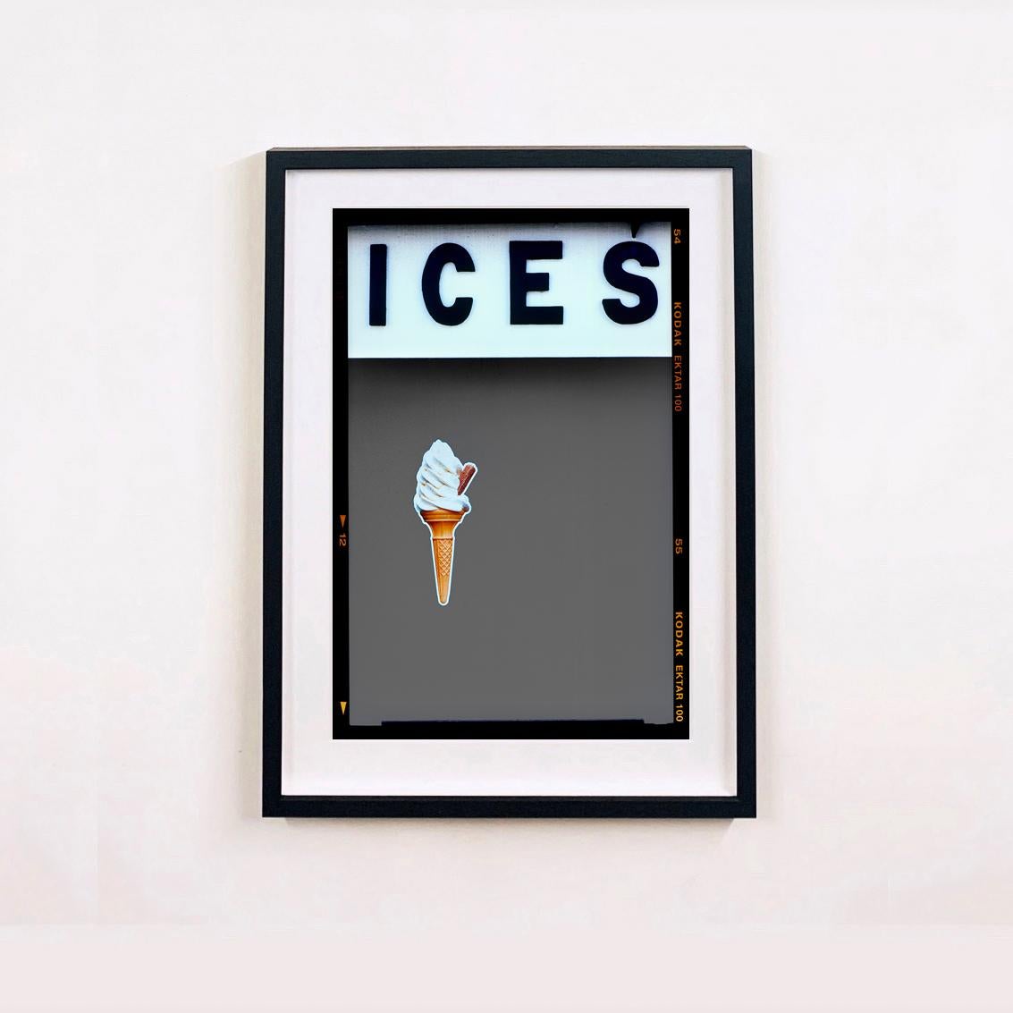 Ices (Grey), Bexhill-on-Sea - British seaside color photography - Photograph by Richard Heeps