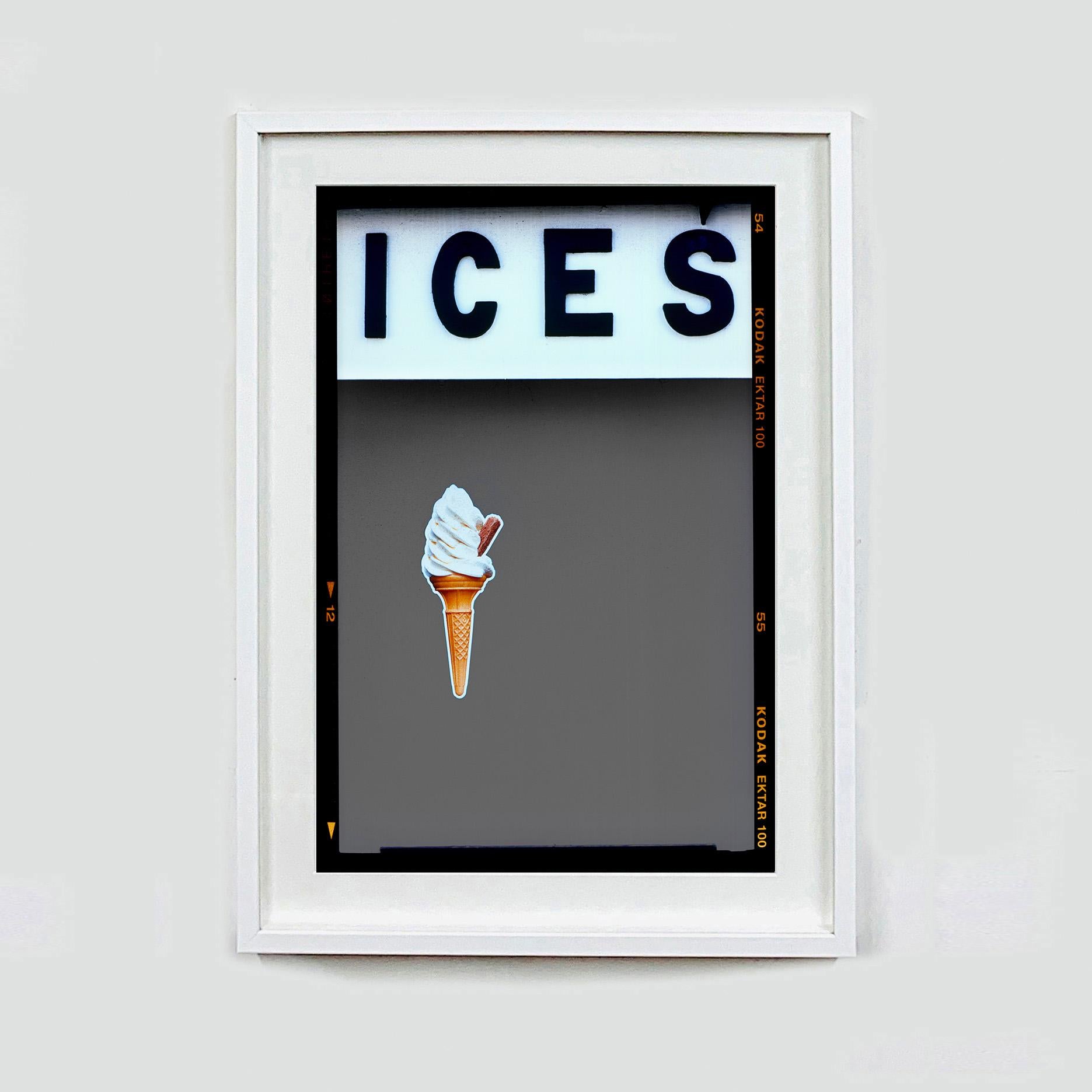 Ices (Grey), Bexhill-on-Sea - British seaside color photography - Contemporary Photograph by Richard Heeps