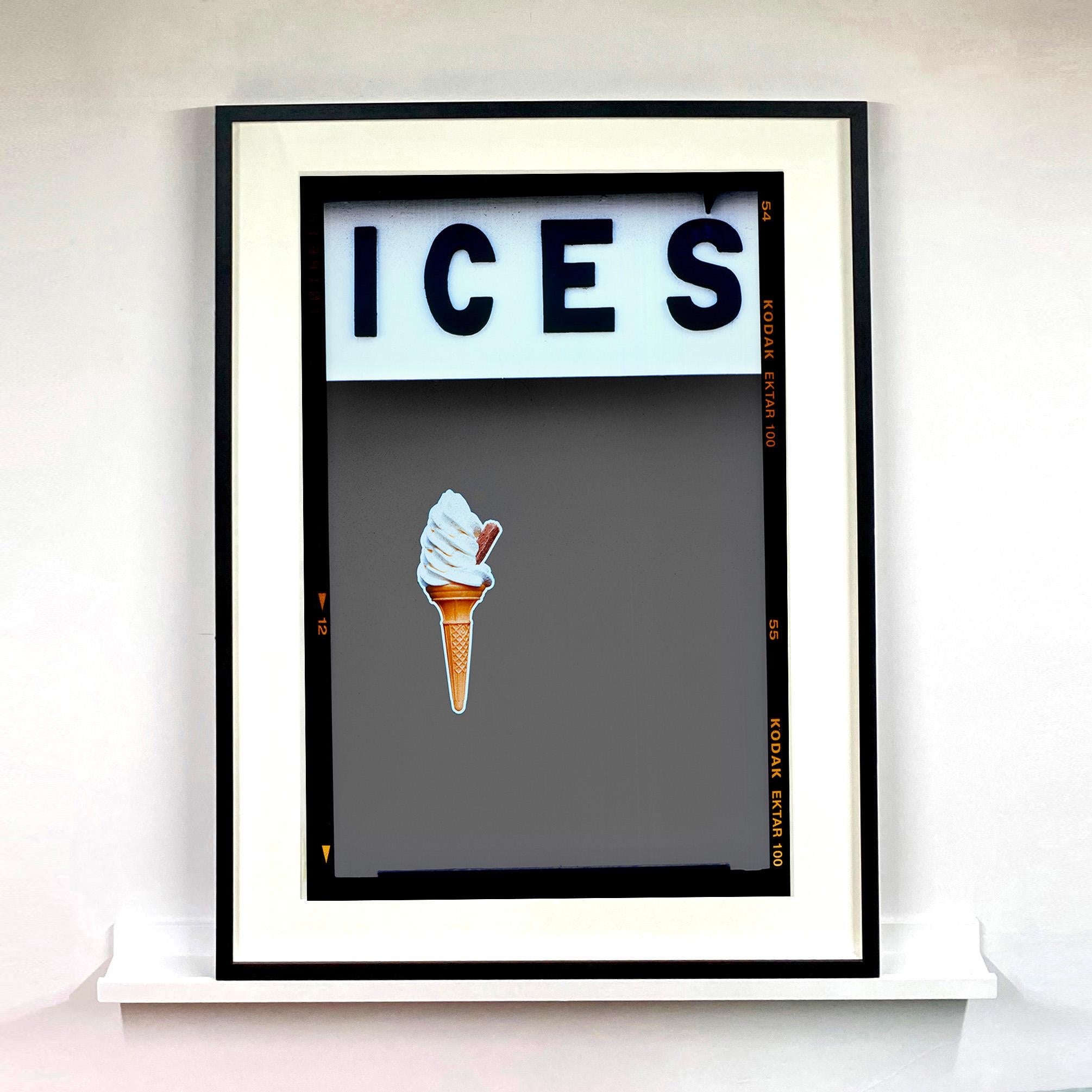 Ices (Grey), Bexhill-on-Sea - British seaside color photography - Pop Art Photograph by Richard Heeps