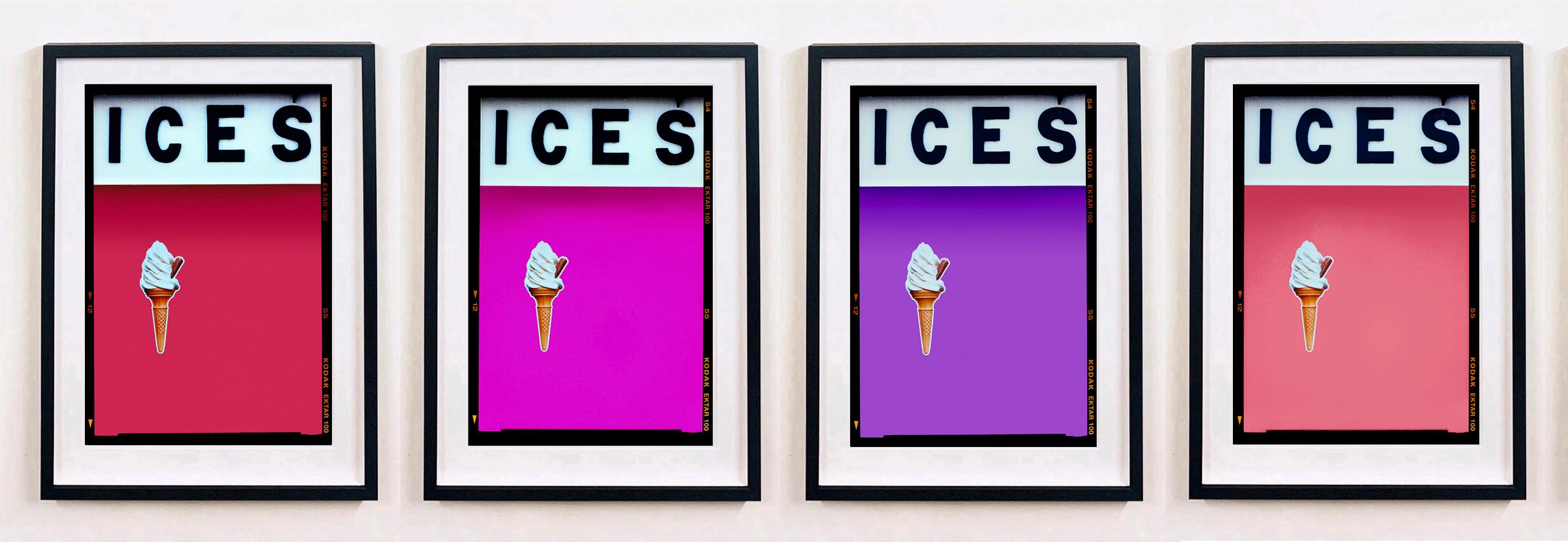 Richard Heeps Print - ICES Hues of Rouge- Four Framed Artworks - Pop Art Color Photography