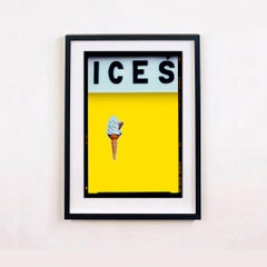 ICES Lemon Yellow, Bexhill-on-Sea - Pop Art Typography Photography