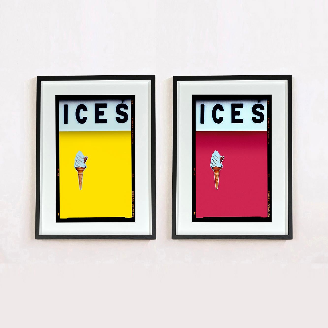 ICES Zitronengelb, Bexhill-on-Sea - Pop Art Typografiefotografie 3