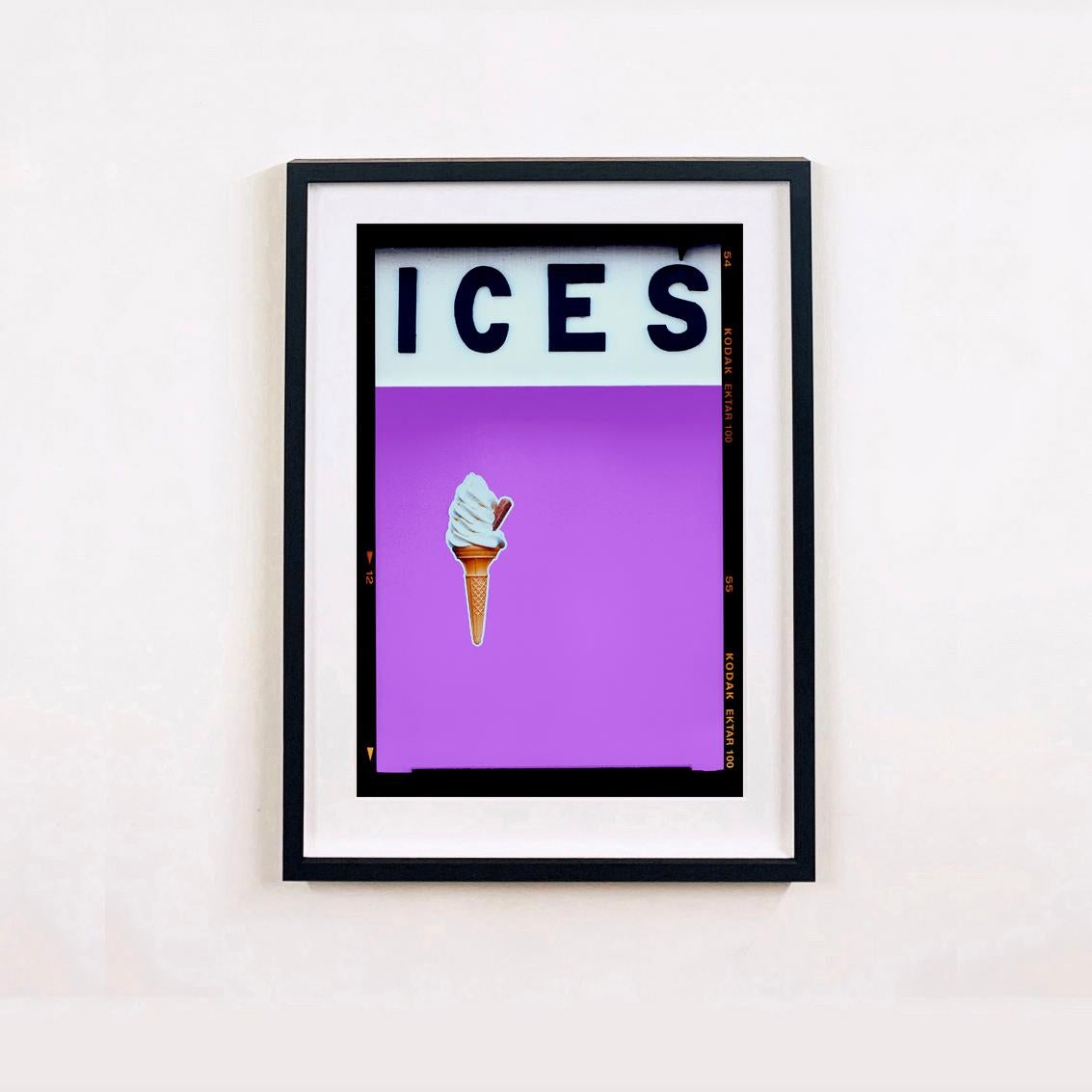 Ices (Lilac), Bexhill-on-Sea - British seaside color photography - Photograph by Richard Heeps