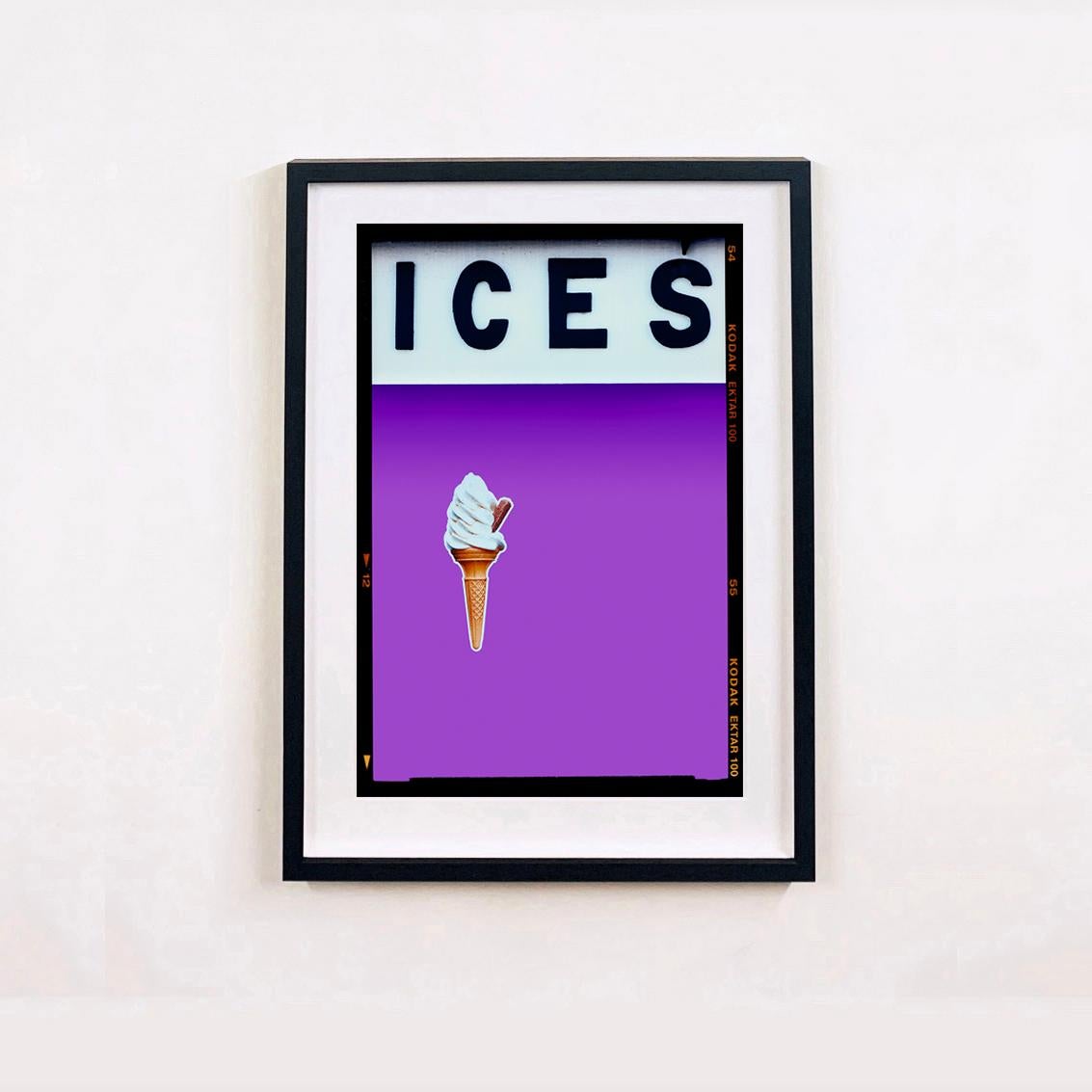 Ices (Lilac), Bexhill-on-Sea - British seaside color photography - Photograph by Richard Heeps