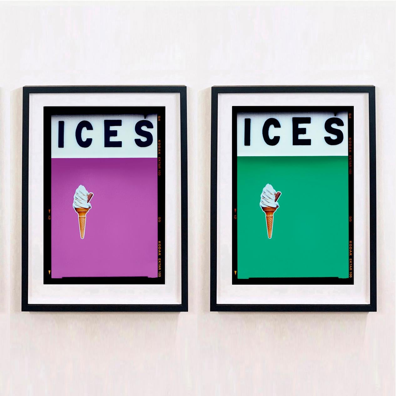 Ices (Viridian Green), Bexhill-on-Sea - British seaside color photography For Sale 1
