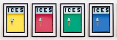 ICES Multicolor Set of Four Framed Artworks - Pop Art Color Photograph