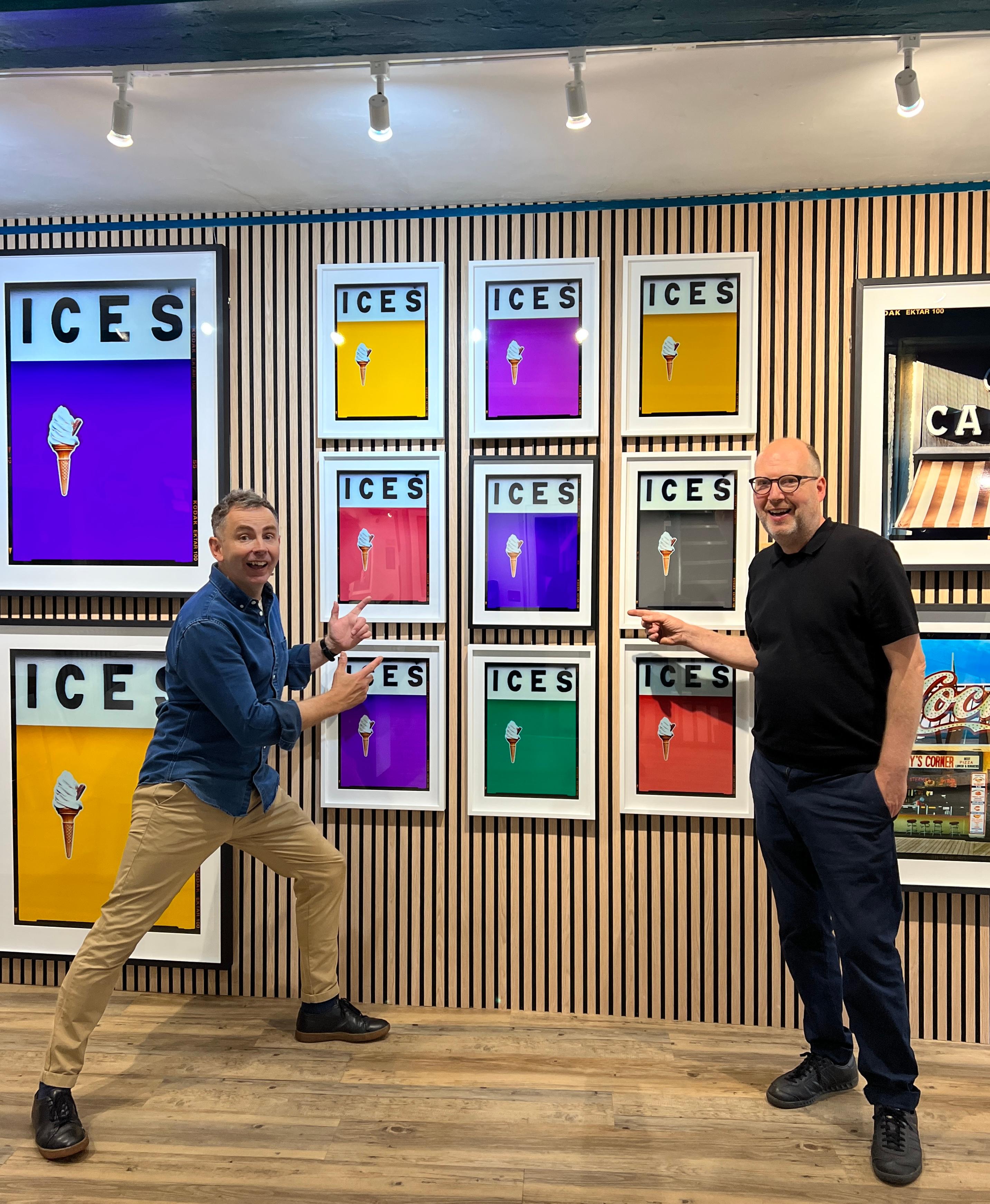Mehrfarbiges Set von neun gerahmten Farbfotografie-Kunstwerken von ICES im Angebot 6
