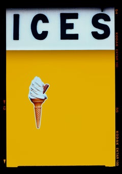 Ices (Senfgelb), Bexhill-on-Sea - Farbfotografie an der britischen Küste