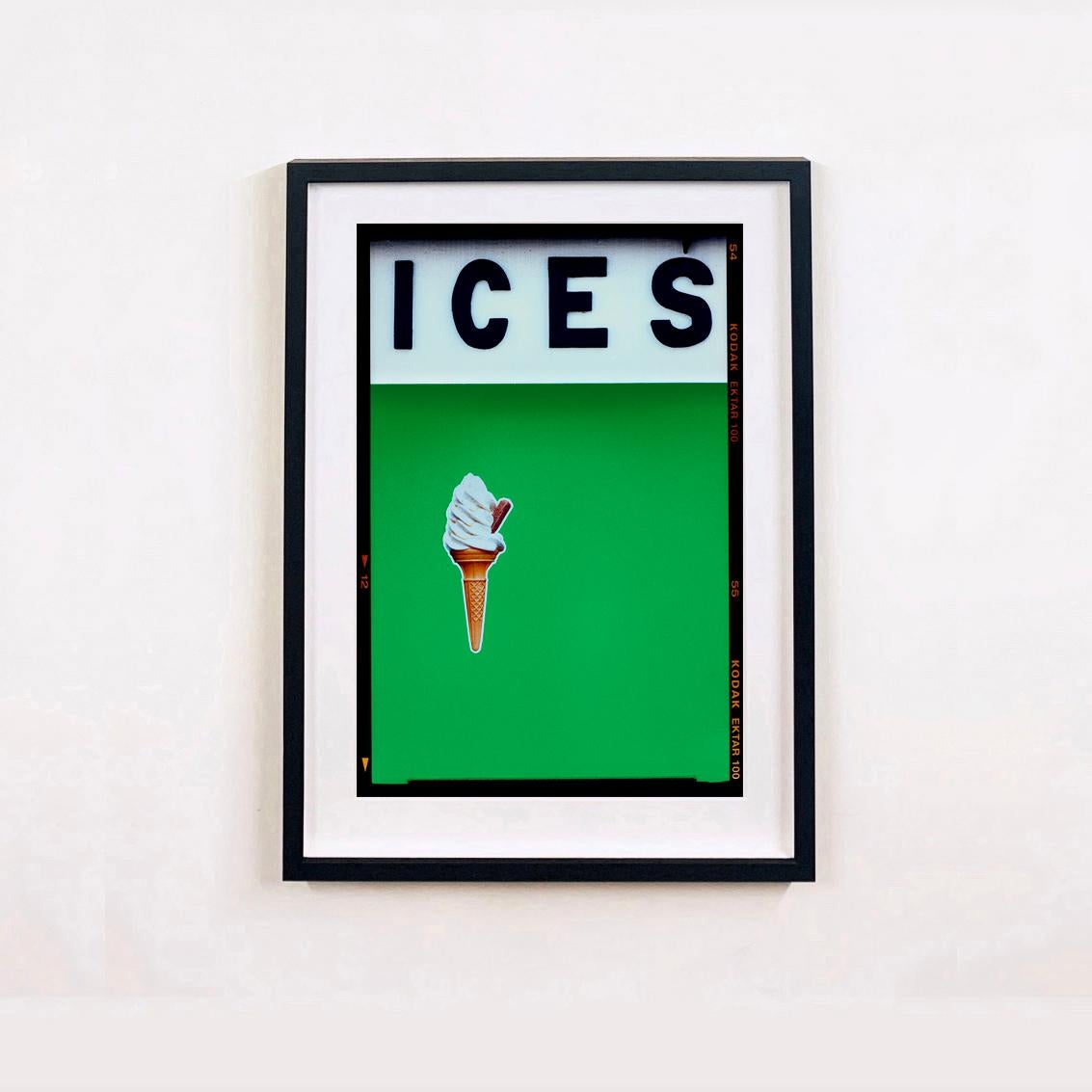 ICES Mustard Yellow, Purple, Green, Baby Blue - Four Framed Pop Art Photographs For Sale 4