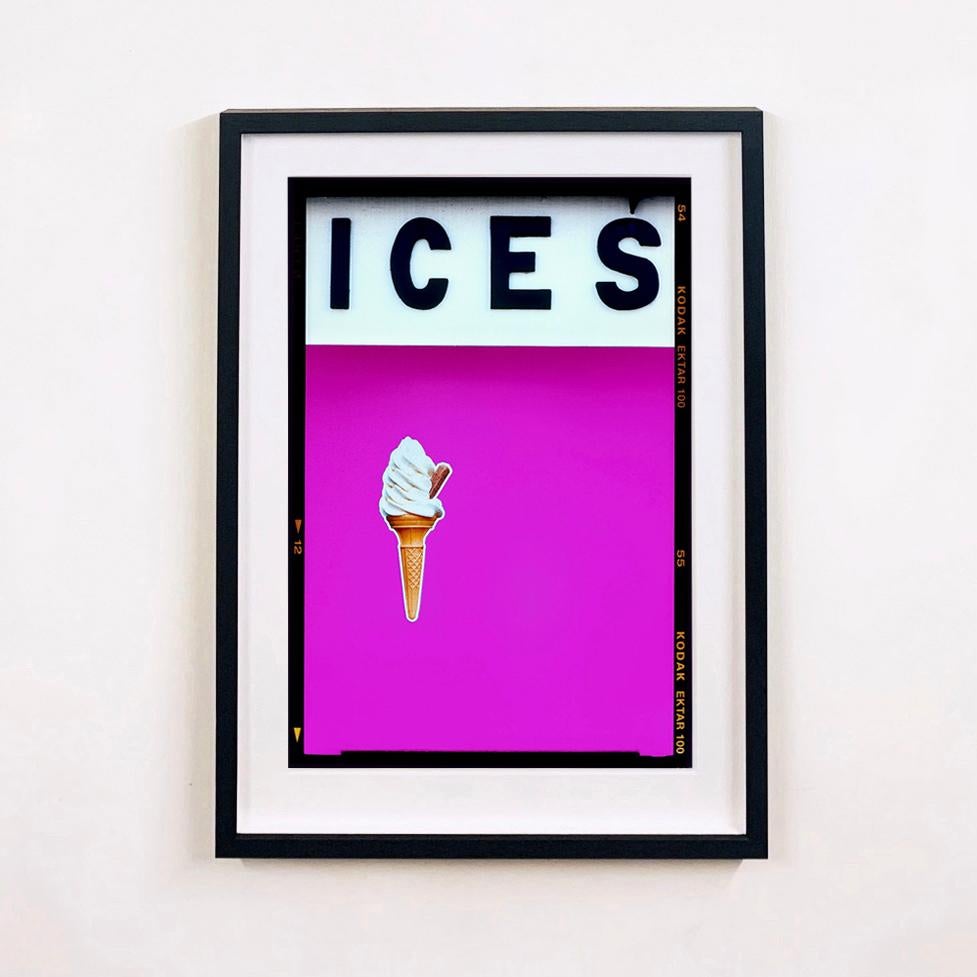 Ices (Pink), Bexhill-on-Sea - British seaside color photography - Photograph by Richard Heeps
