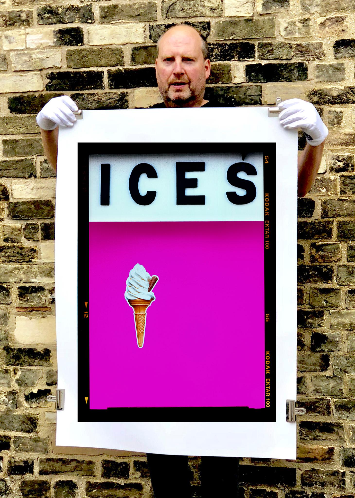 Ices (Pink), Bexhill-on-Sea - British seaside color photography - Photograph by Richard Heeps