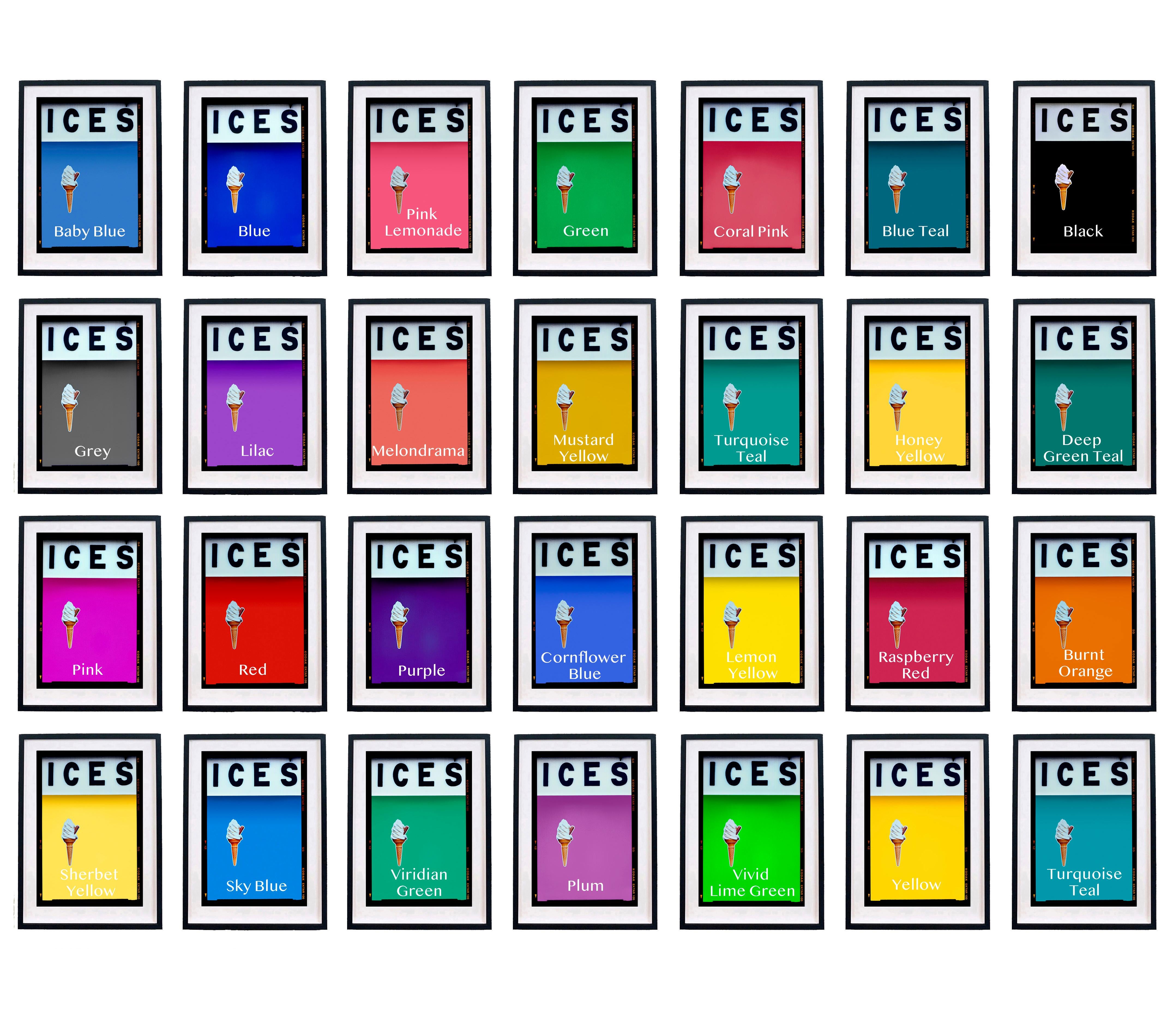 ICES Pink, Blue, Teal, Red - Four Framed Artworks Pop Art Color Photography For Sale 9