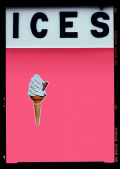 ICES Pink, Blue, Teal, Red - Four Framed Artworks Pop Art Color Photography