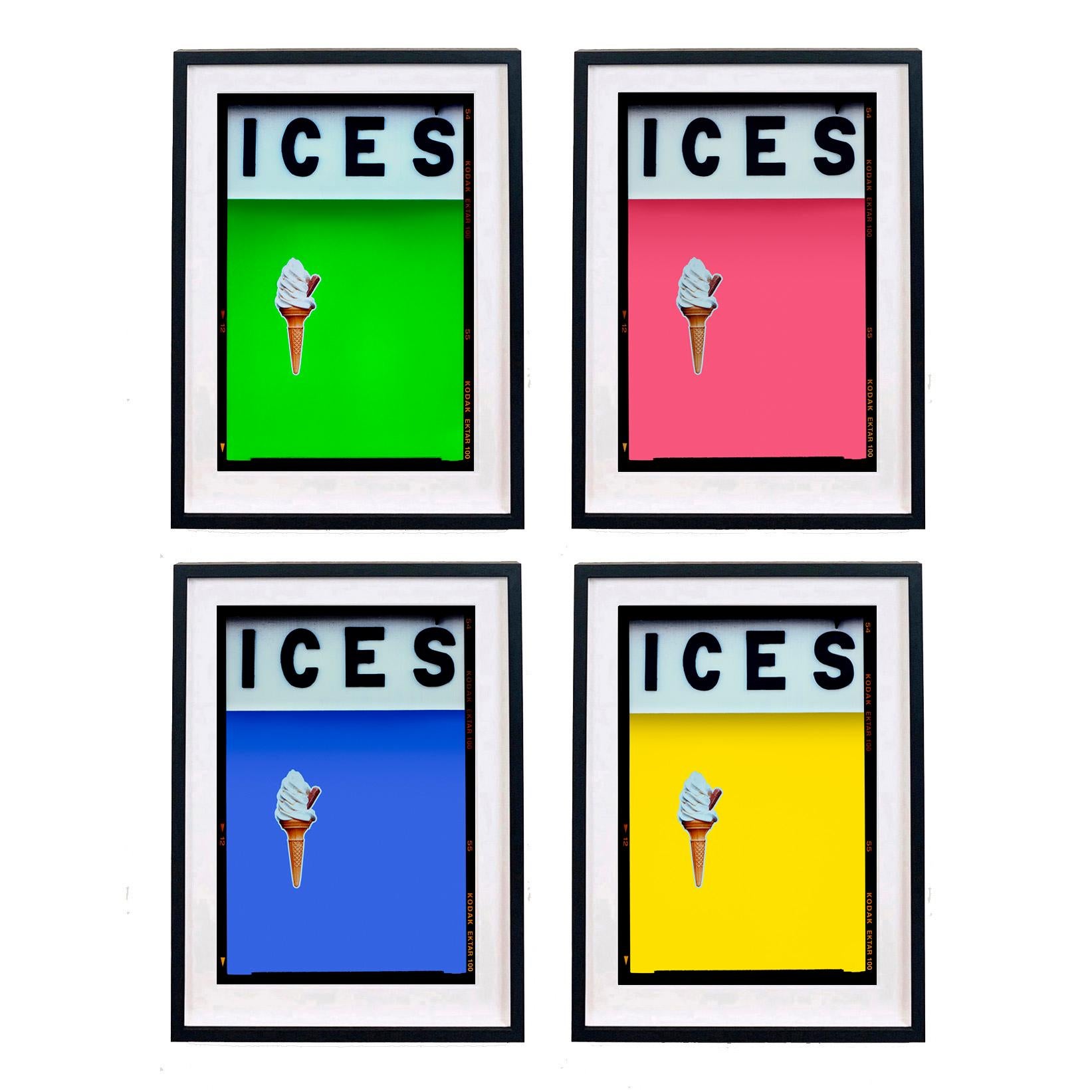 ICES Rosa Zitronenschale, Bexhill-on-Sea - Pop Art Typografiefotografie im Angebot 1
