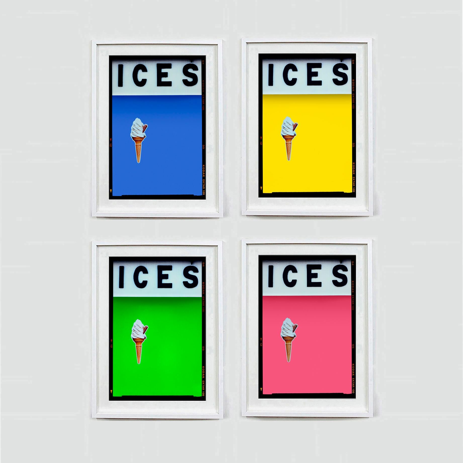ICES Rosa Zitronenschale, Bexhill-on-Sea - Pop Art Typografiefotografie im Angebot 2