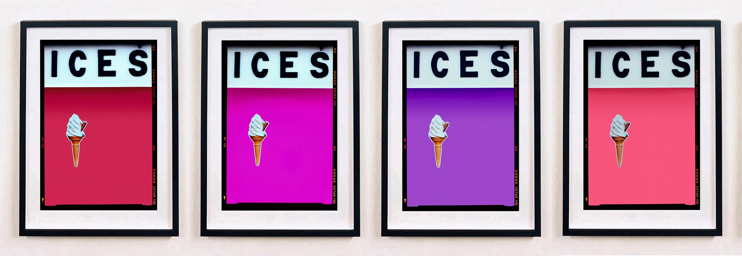 ICES Rosa Zitronenschale, Bexhill-on-Sea - Pop Art Typografiefotografie im Angebot 4