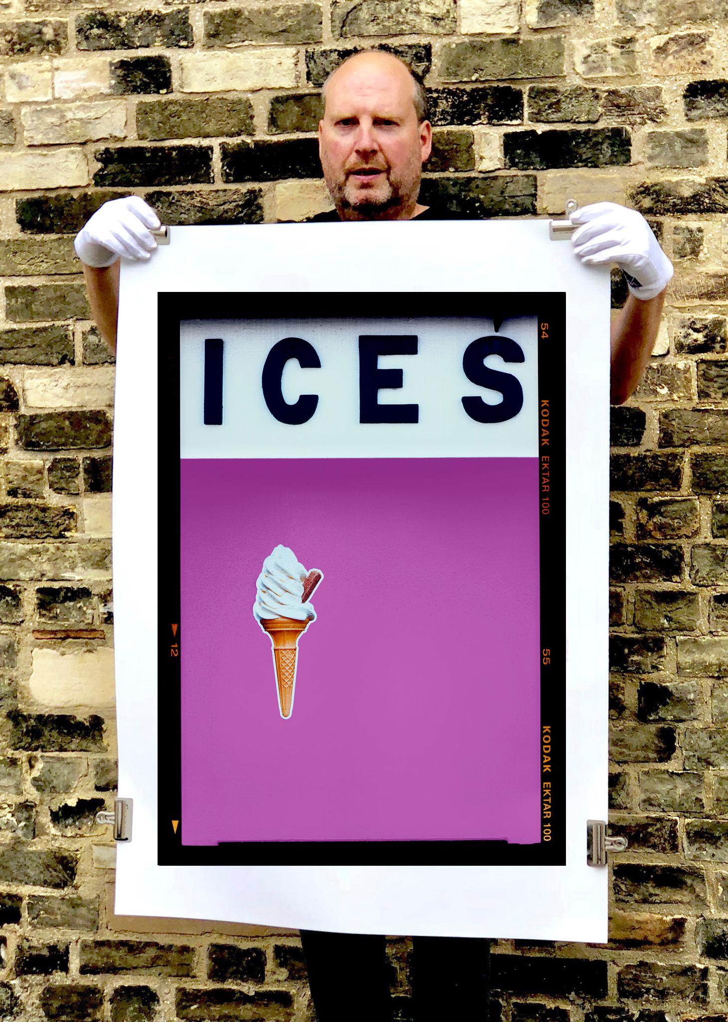 ICES (Plum), Bexhill-on-Sea - British seaside color photography - Photograph by Richard Heeps