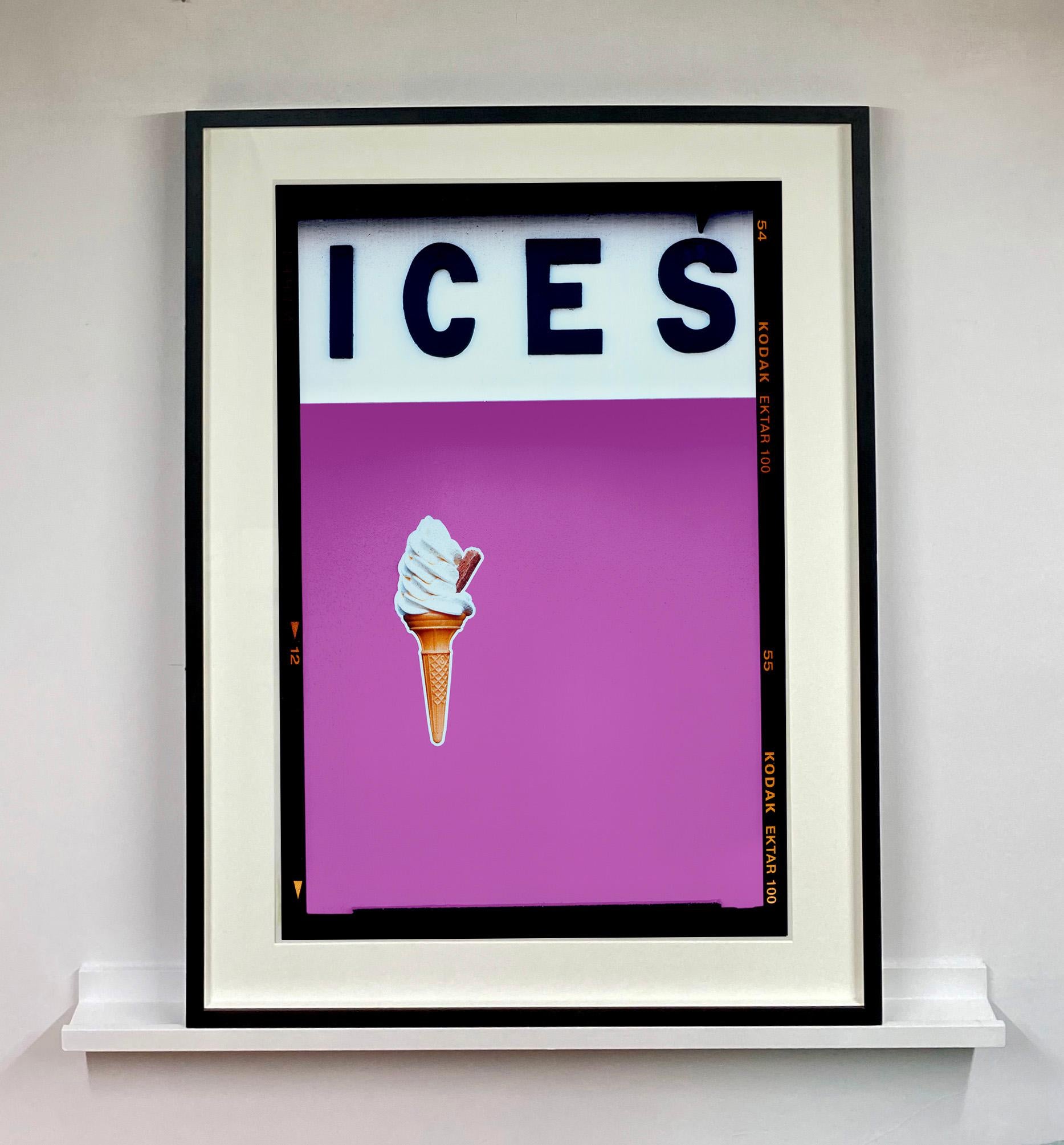 ICES (Plum), Bexhill-on-Sea - British seaside color photography - Contemporary Photograph by Richard Heeps