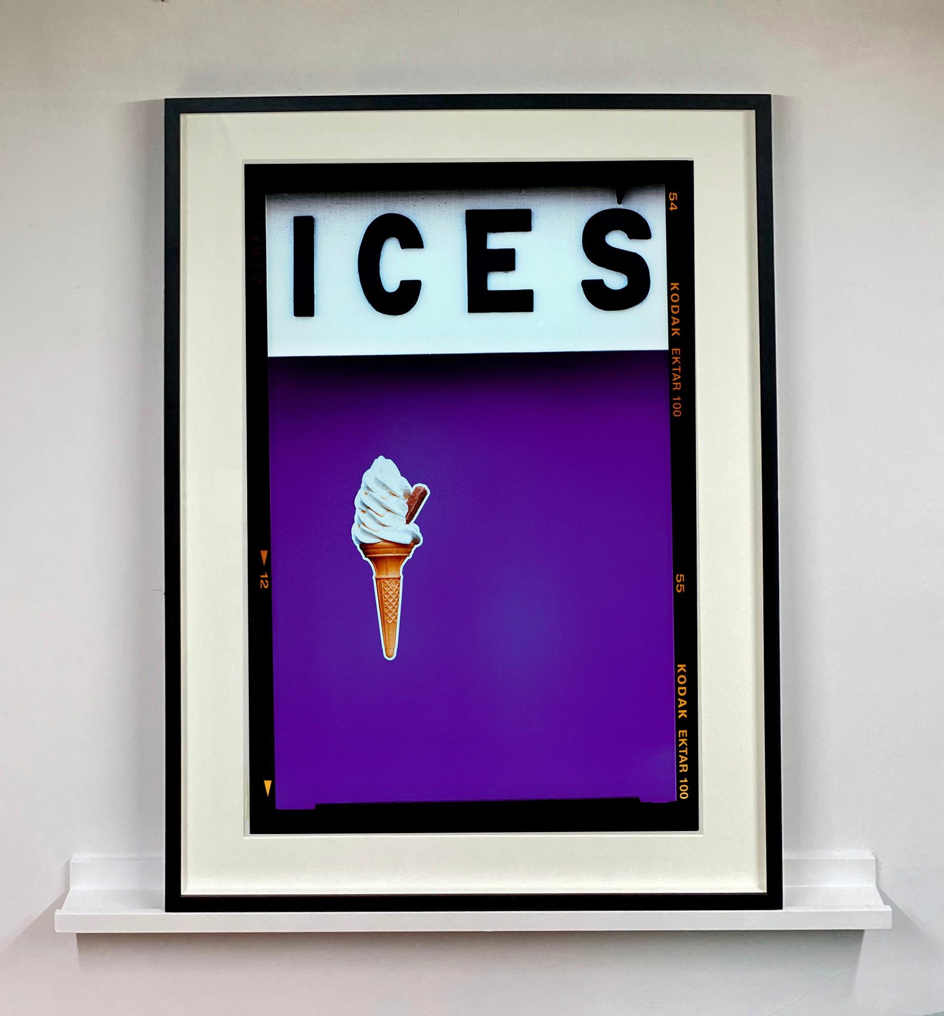 ICES (Purple), Bexhill-on-Sea - British seaside color photography - Contemporary Photograph by Richard Heeps