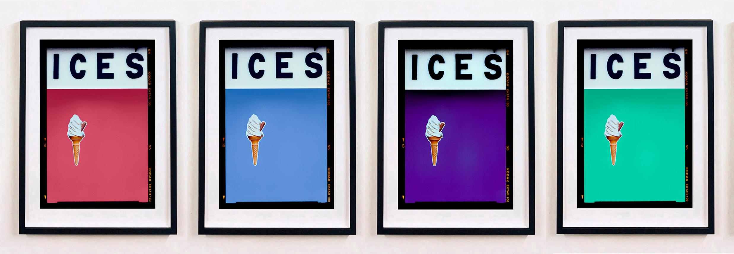 Ices (Purple), Bexhill-on-Sea - British seaside color photography For Sale 1