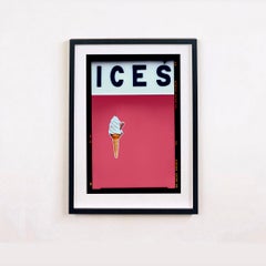 Ices (Raspberry), Bexhill-on-Sea - British seaside color photography