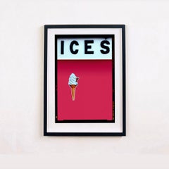 Ices (Raspberry), Bexhill-on-Sea - British seaside color photography