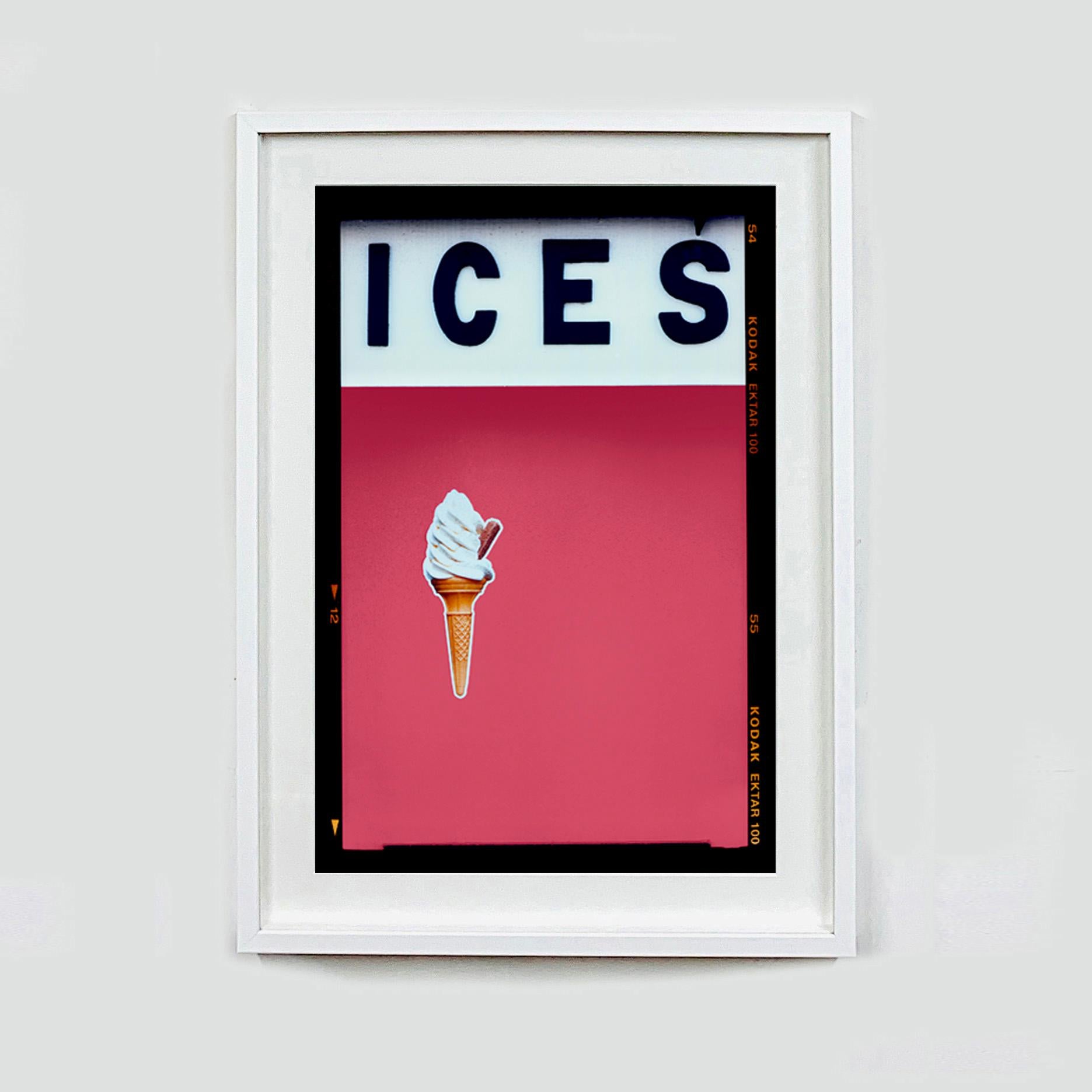 Ices (Raspberry), Bexhill-on-Sea - British seaside color photography - Contemporary Print by Richard Heeps