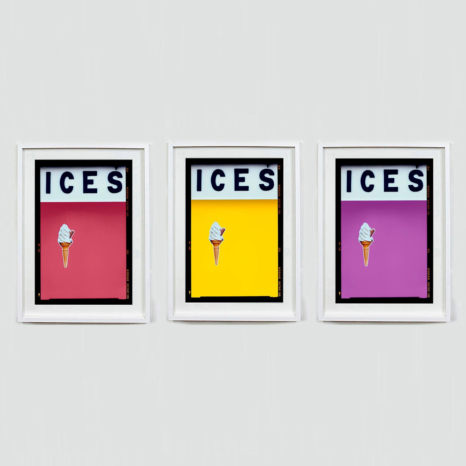 Ices (Raspberry), Bexhill-on-Sea - British seaside color photography For Sale 1