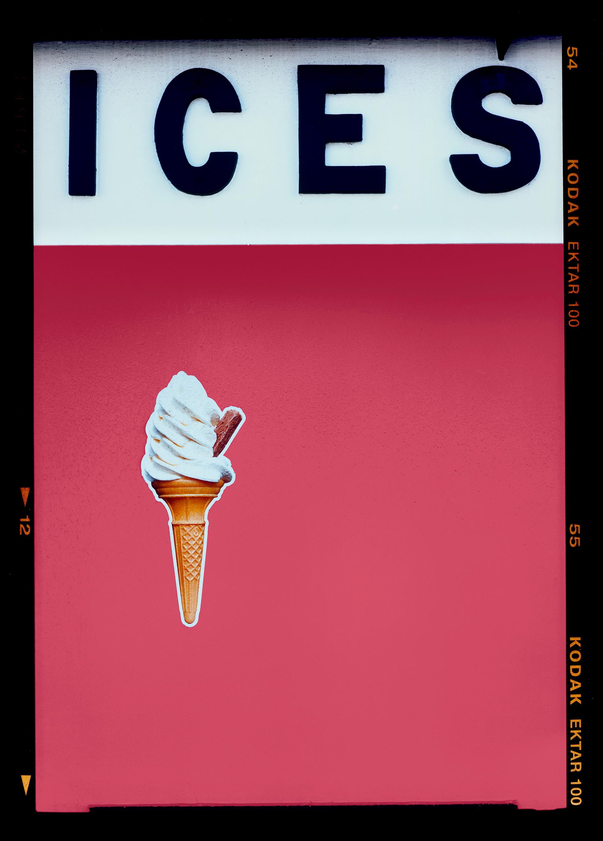 Richard Heeps Print - Ices (Raspberry), Bexhill-on-Sea - British seaside color photography