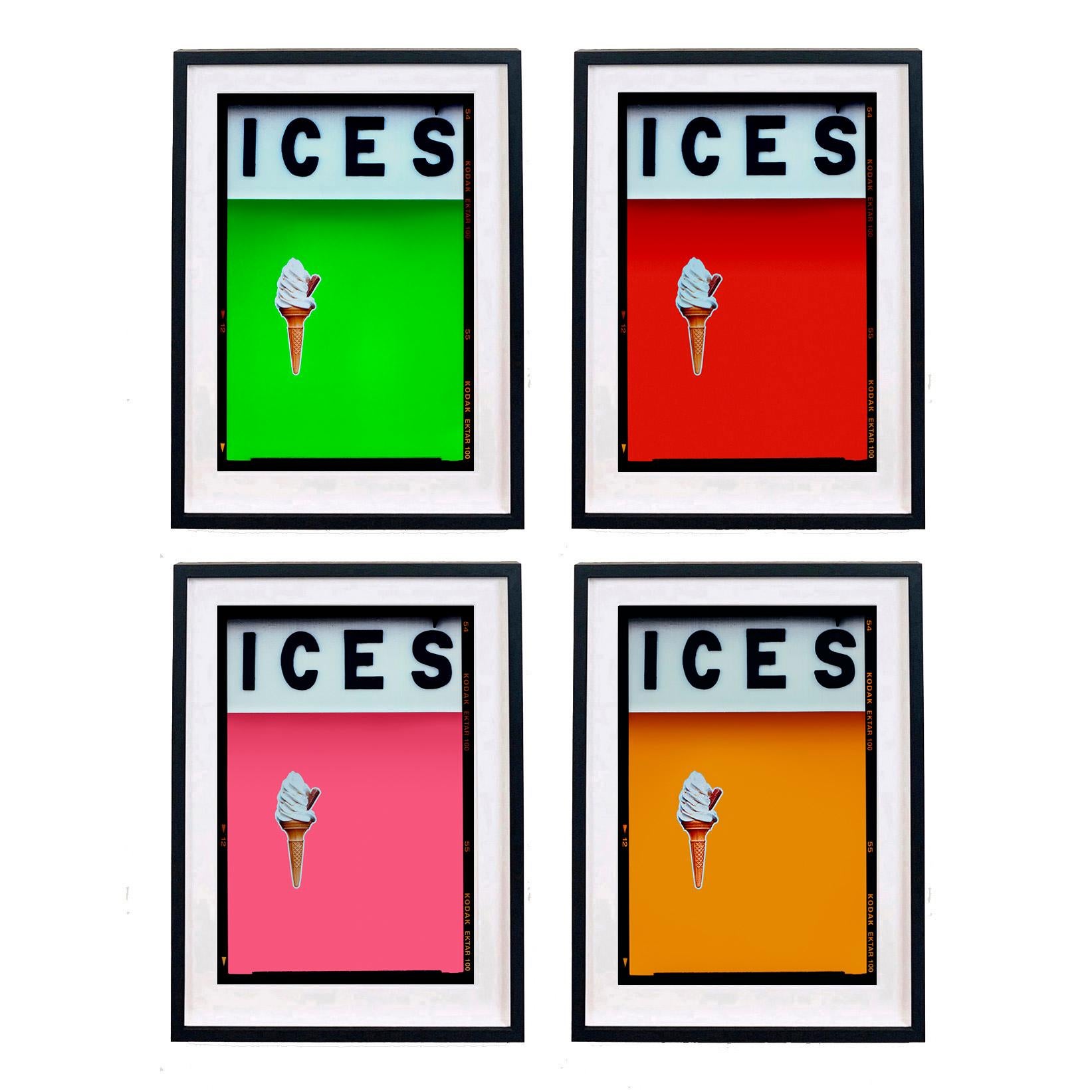 ICES Satsuma Orange, Bexhill-on-Sea - Pop Art Typography Photography For Sale 5
