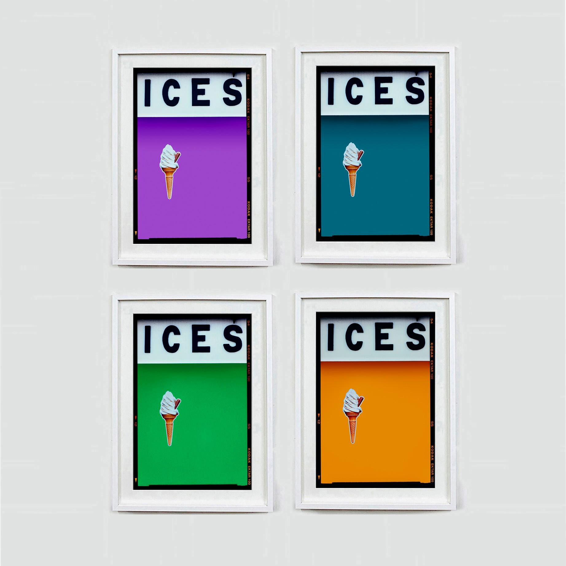 ICES Satsuma Orange, Bexhill-on-Sea - Pop Art Typography Photography im Angebot 5