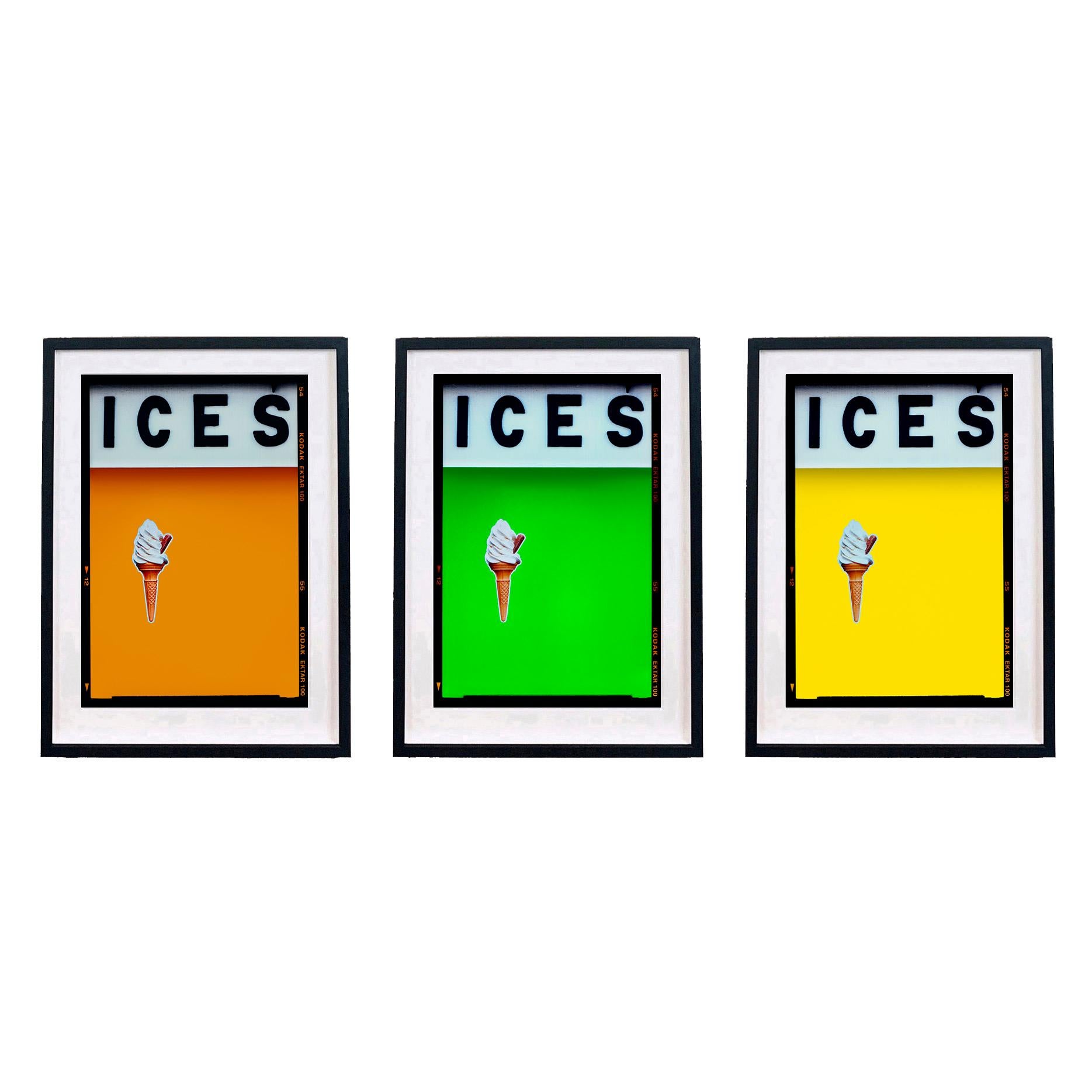 ICES Satsuma Orange, Bexhill-on-Sea - Pop Art Typography Photography For Sale 6