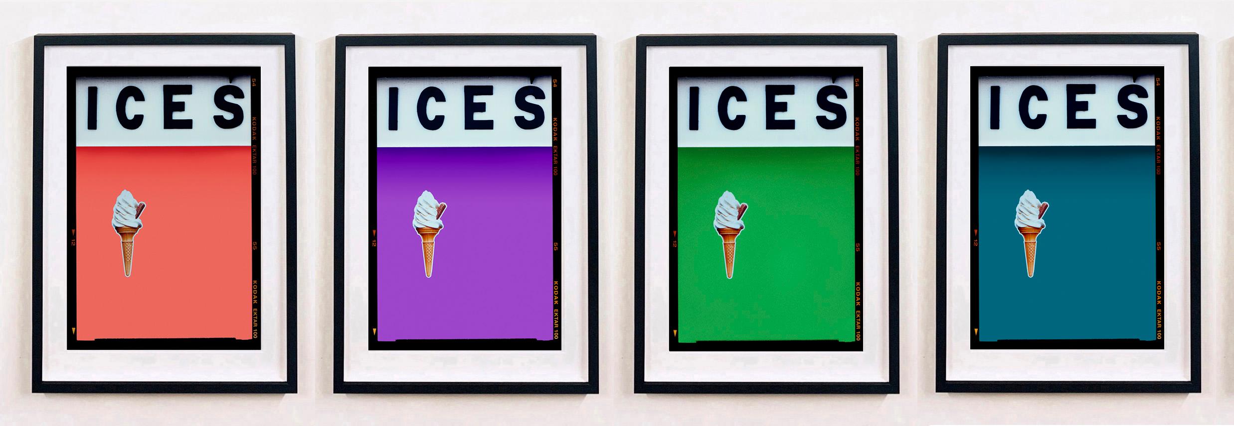 ICES-Set aus vier gerahmten Kunstwerken – Pop-Art-Farbfotografie im Angebot 3