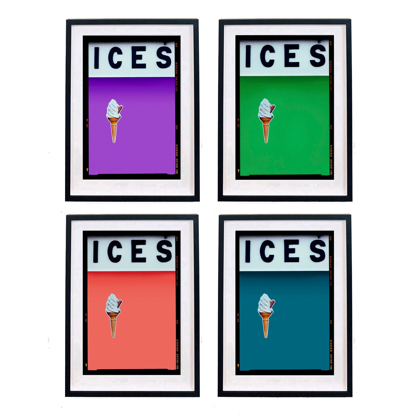 Richard Heeps Print – ICES-Set aus vier gerahmten Kunstwerken – Pop-Art-Farbfotografie