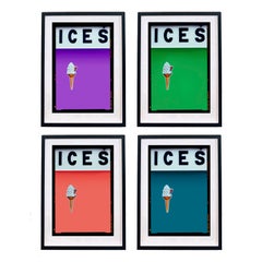 ICES Set of Four Framed Artworks - Pop Art Color Photograph