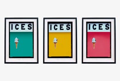 ICES Conjunto de tres obras de arte enmarcadas - Fotografía Pop Art en color