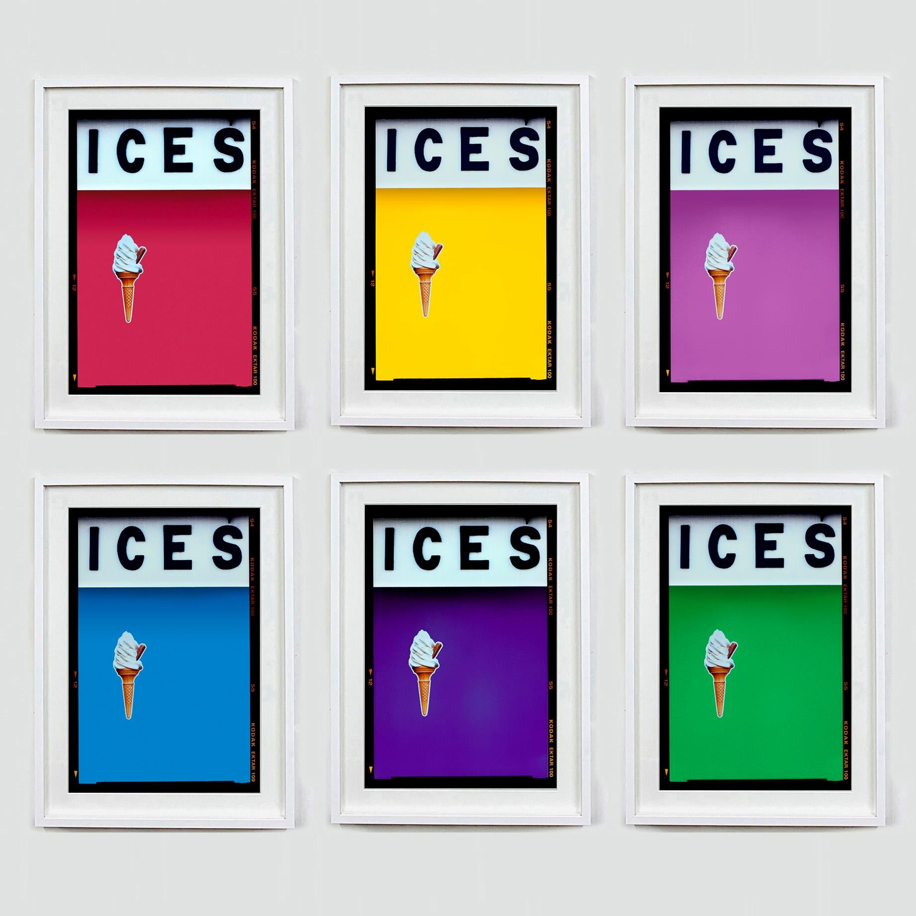 ICES - Sechs gerahmte Kunstwerke, Fotografien von Richard Heeps. Wählen Sie Ihre Farbkombination.

ICES, von Richard Heeps, fotografiert an der britischen Küste am Ende des Sommers 2020. Bei diesem Kunstwerk geht es darum, Erinnerungen an die