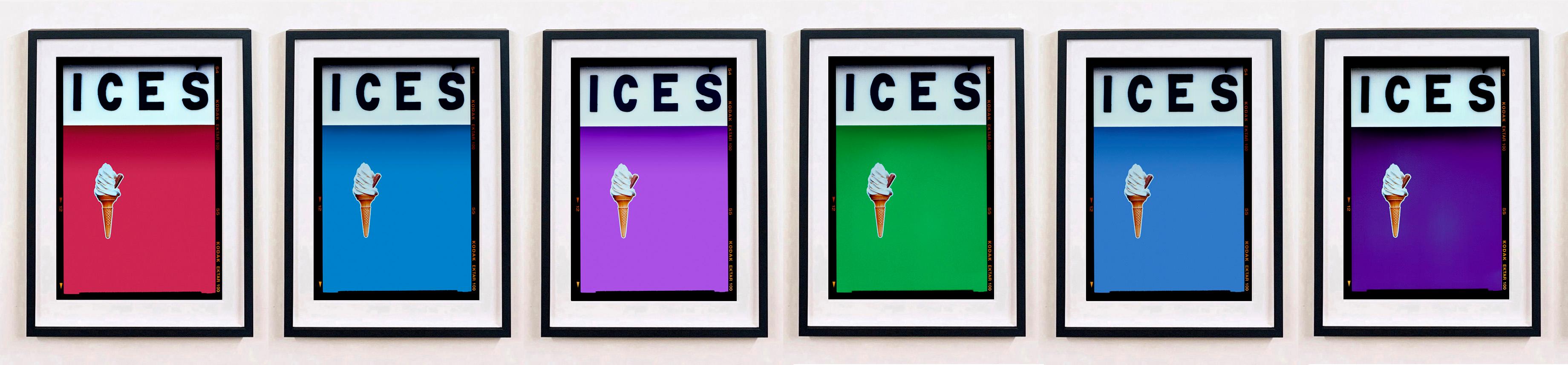 ICES – Sechs gerahmte Kunstwerke – Pop-Art-Farbfotografie im Angebot 1