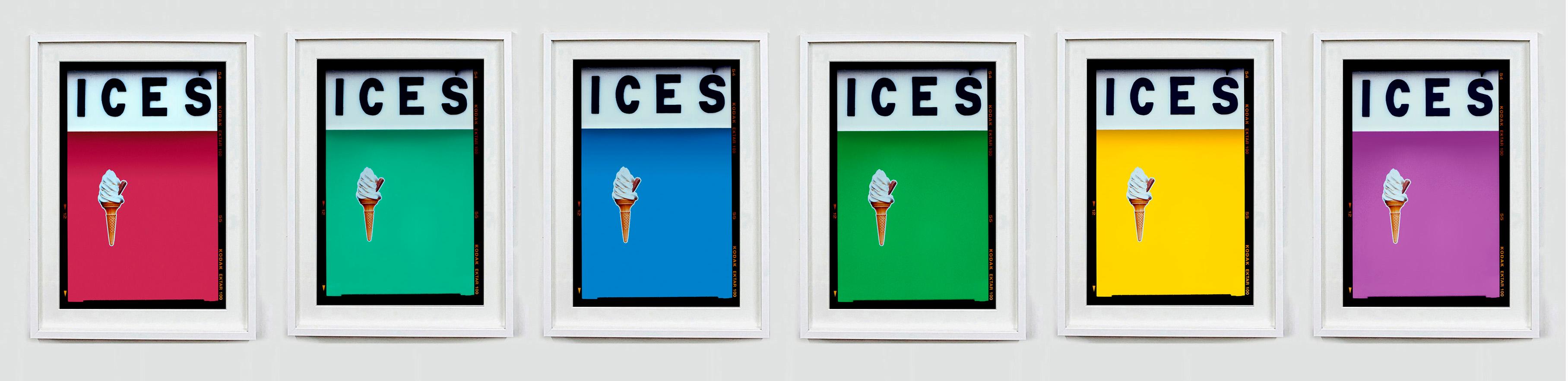ICES – Sechs gerahmte Kunstwerke – Pop-Art-Farbfotografie im Angebot 2