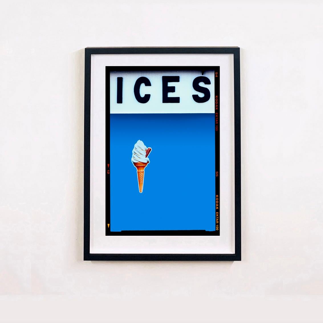 Ices (Sky Blue), Bexhill-on-Sea - British seaside color photography - Photograph by Richard Heeps