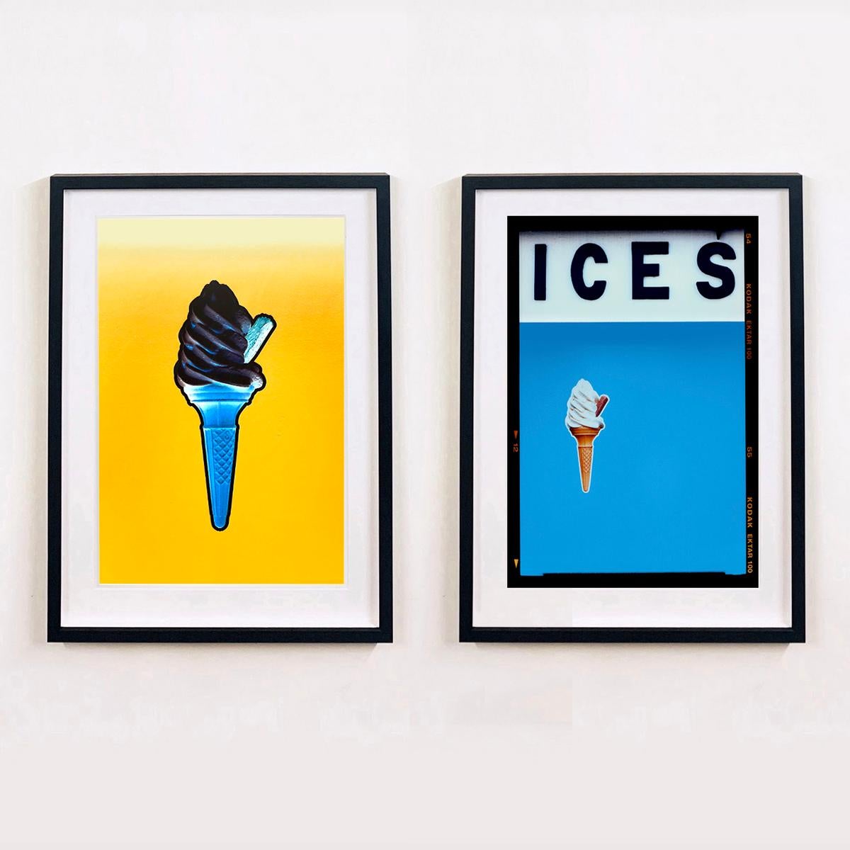 Ices (Sky Blue), Bexhill-on-Sea - British seaside color photography - Contemporary Print by Richard Heeps