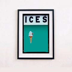Ices (Turquoise Teal), Bexhill-on-Sea - British Pop Art Color Photography