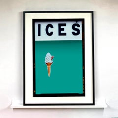 Ices (Turquoise Teal), Bexhill-on-Sea - British Pop Art Color Photography