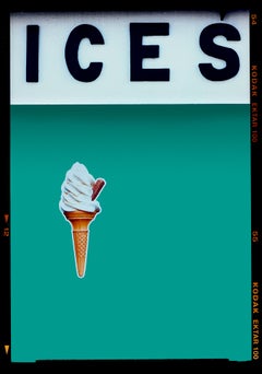Ices (Turquoise Teal), Bexhill-on-Sea - British Pop Art Color Photography