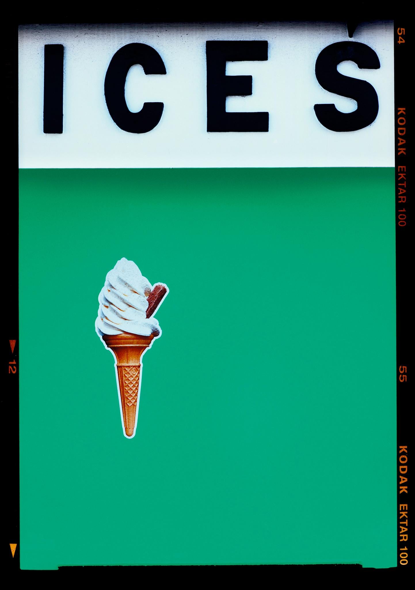 ICES Viridian, Lilac, Melondrama - Three Framed Pop Art Color Photographs - Print by Richard Heeps