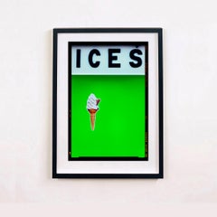 ICES Vivid Lime Green, Bexhill-on-Sea - Pop Art Typography Photography